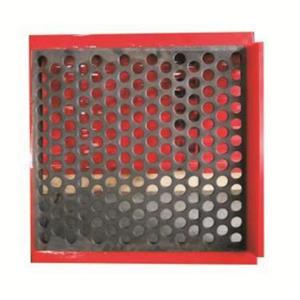 不銹鋼沖孔聚氨酯邊框篩板